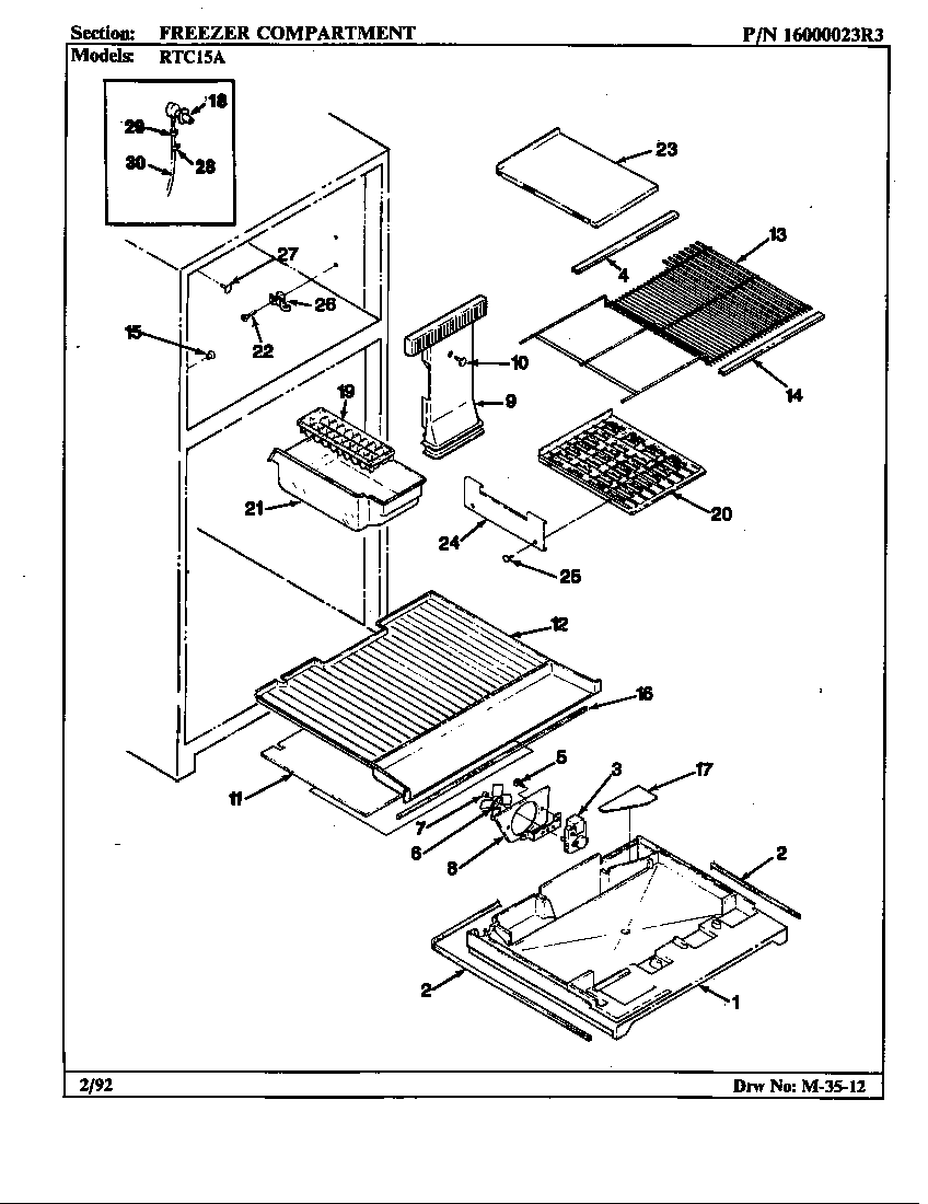 Freezer compartment