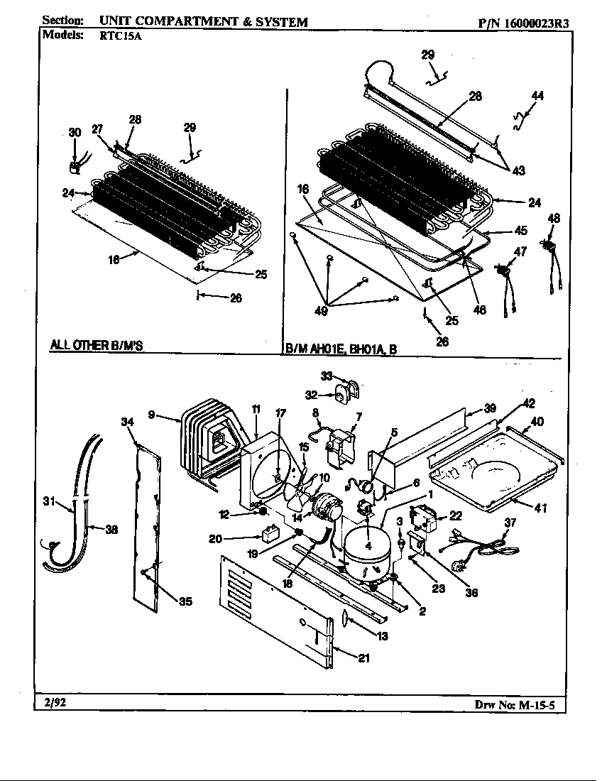 Unit compartment & system