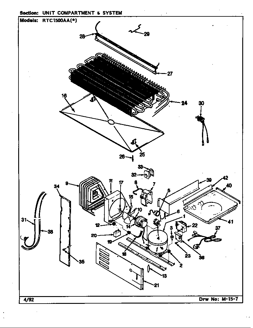 Unit compartment & system
