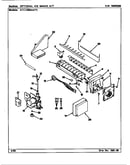 Optional ice maker kit