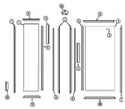 Maytag RAX5600AXB trim & panel kit diagram