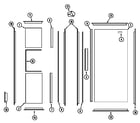 Maytag RAX5700CXB trim & panel kit diagram
