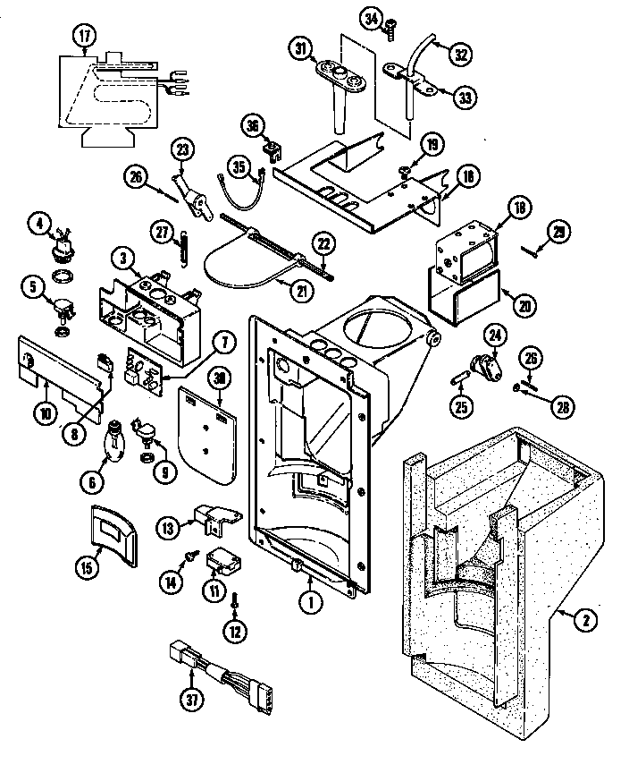 Fountain assy.