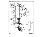 Maytag ERSW24B/BM86A freezer compartment diagram