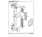 Maytag ERSW24B/BM86A freezer outer door diagram