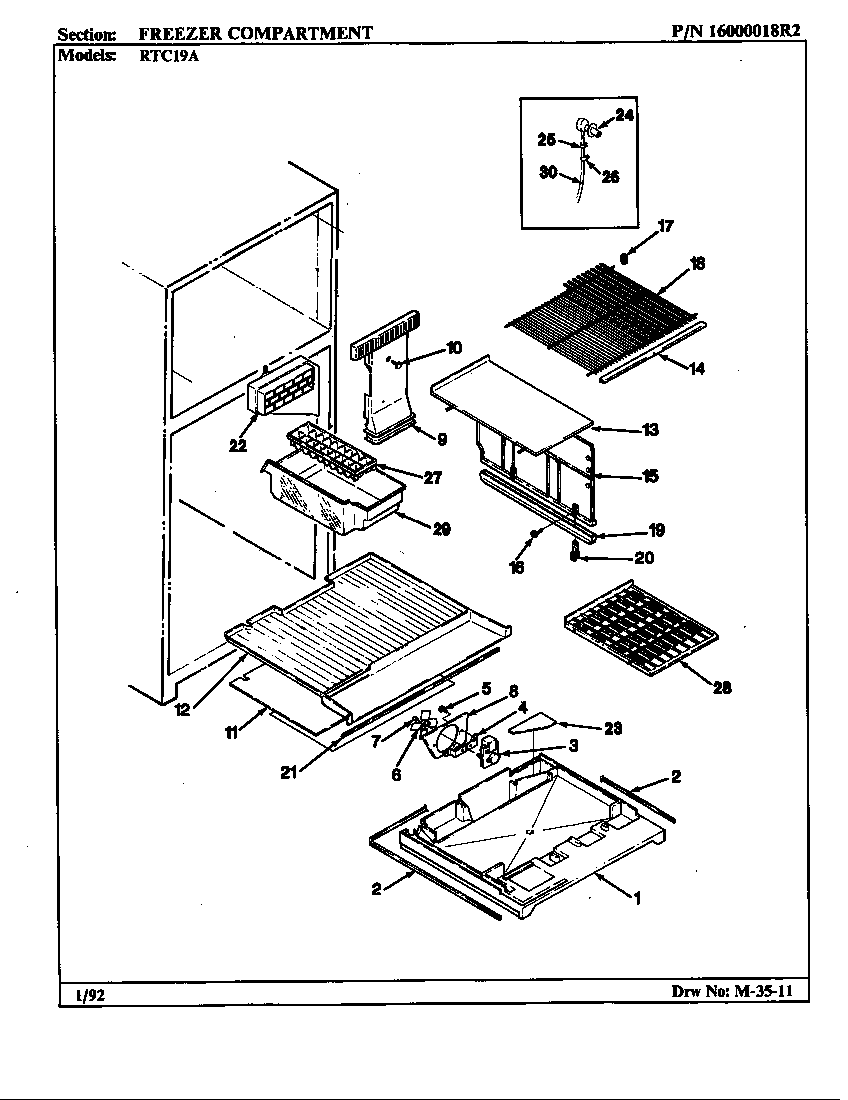 Freezer compartment
