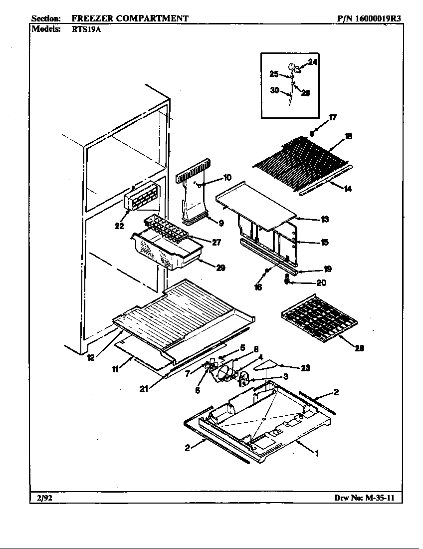 Freezer compartment