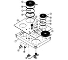 Maytag CSE8000ACB top assembly (series 10) diagram