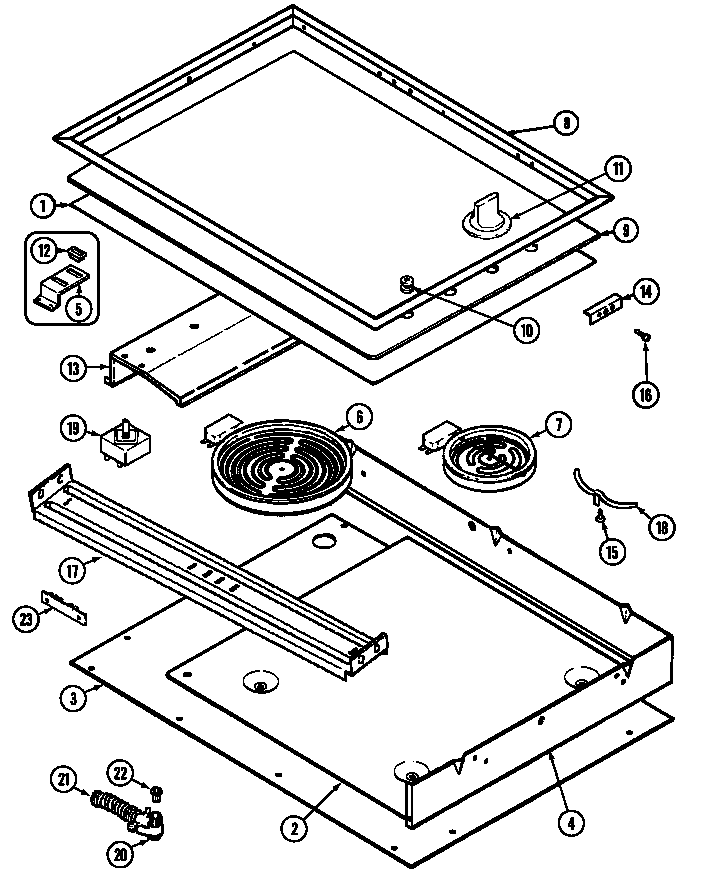 Top assembly (cse9000ac)(series 10) (cse9000acb) (cse9000ace)