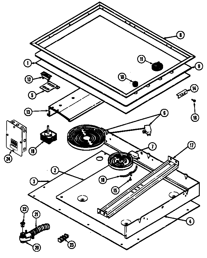 Top assembly (cse9000ad)(series 10) (cse9000adb) (cse9000ade)