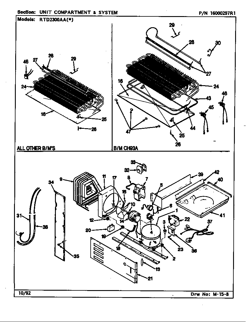 Unit compartment & system