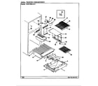 Maytag RTD2300AAL/CH93A freezer compartment diagram