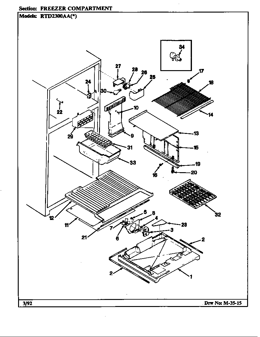 Freezer compartment