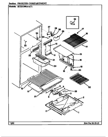 Freezer compartment