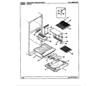 Maytag RTC19A/BH55D freezer compartment diagram
