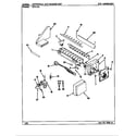 Maytag RTC19A/BH55D optional ice maker kit diagram
