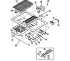 Maytag CDE8300ACB top assembly diagram