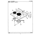 Maytag CRE9800ACE top assembly (cre9700ac*) (cre9700acb) (cre9700ace) diagram