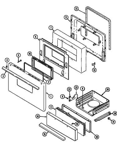 Door/drawer (crg7400aa*) (crg7400aal) (crg7400aaw)