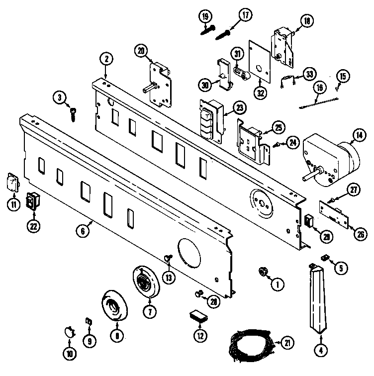 CONTROL PANEL (LDE9824ACE) (LDE9824ACL) (LDE9824ADE) (LDG9824AAE) (LDG9824AAL)