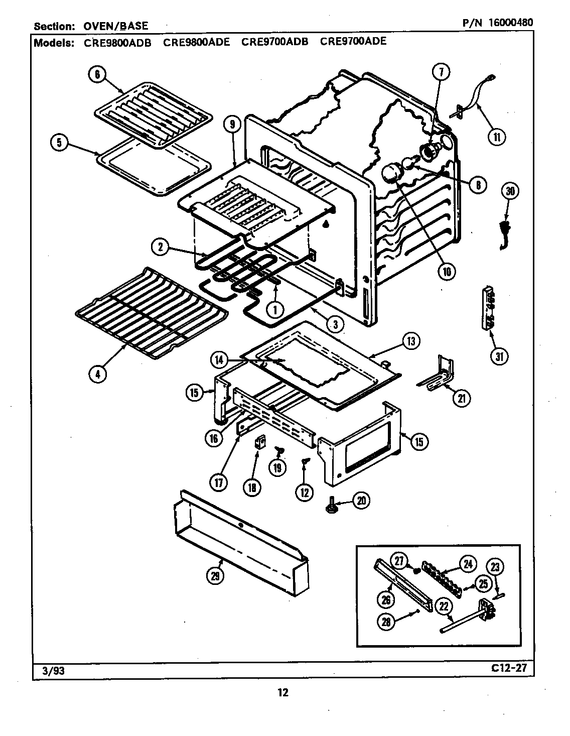 Oven/base
