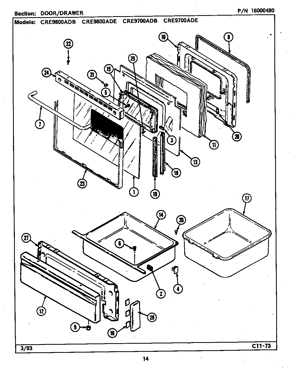 Door/drawer