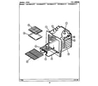 Maytag CRE7500ACL oven diagram