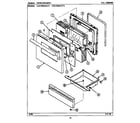 Maytag CRE7500ACW door/drawer (cre7500acl) (cre7500acw) (cre7500adl) (cre7500adw) diagram