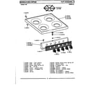 Maytag CNG200 top assembly diagram