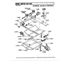 Maytag CRG700 burners, valves & controls diagram