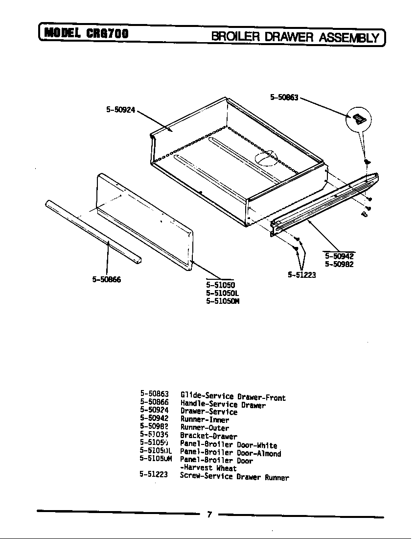 Broiler drawer