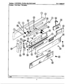 Control panel (*crg760a *crg860a) (bcrg860a) (crg760a) (crg860a) (lcrg760a) (lcrg860a)