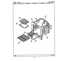Maytag CRE8400ACW oven diagram