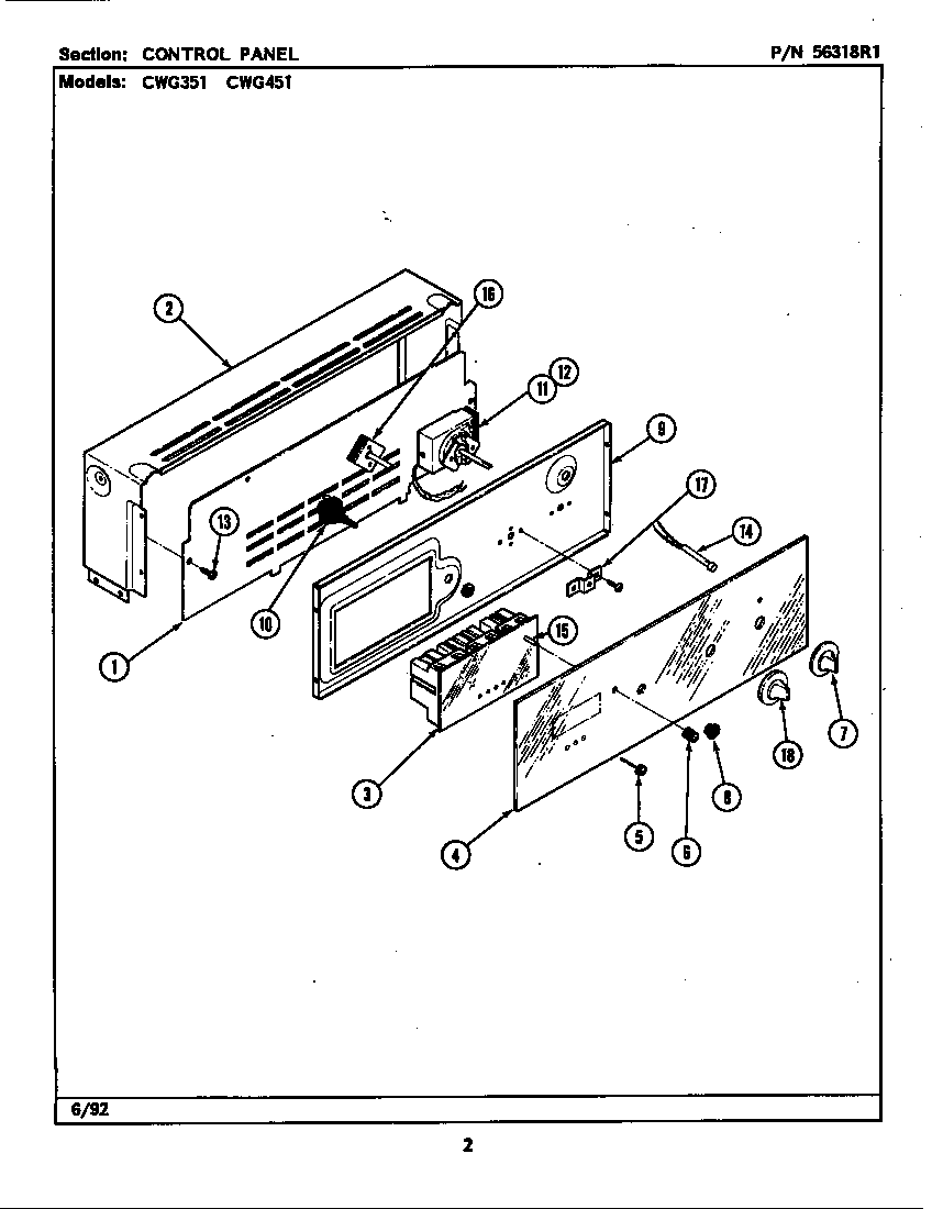 Control panel