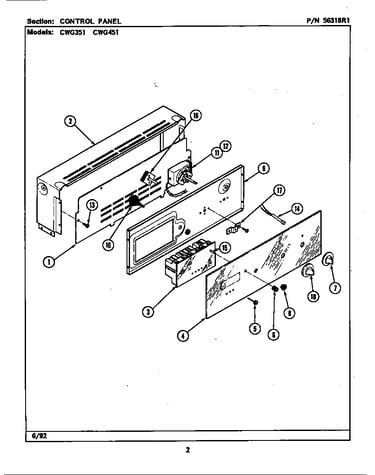 Control panel