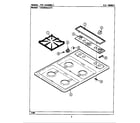 Maytag CSG5010AAW top assembly diagram