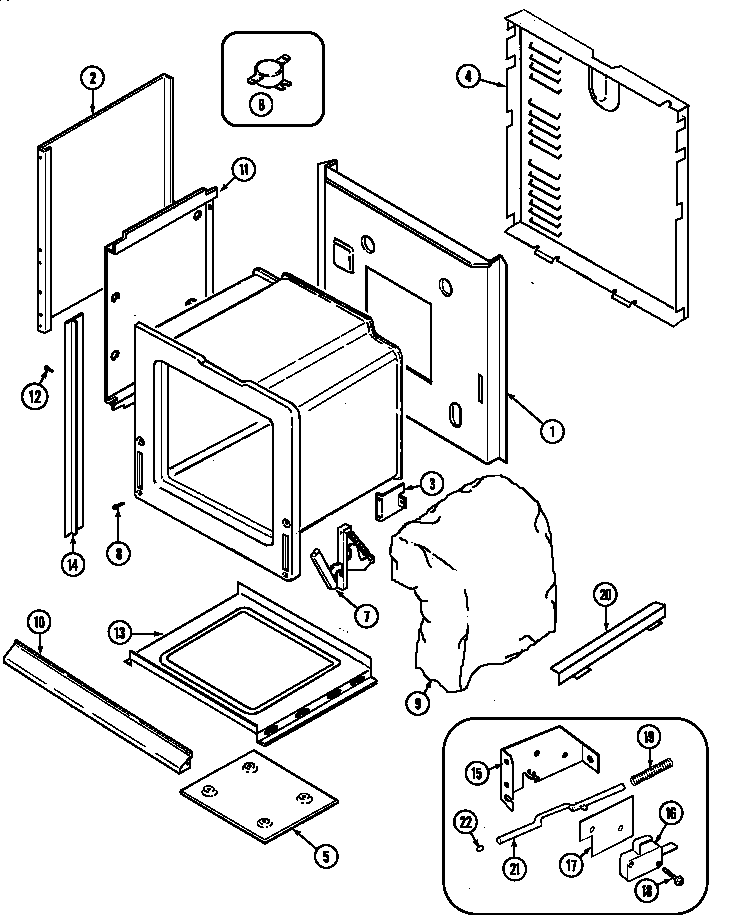BODY (CWE9000BCM) (CWE9000BCM)