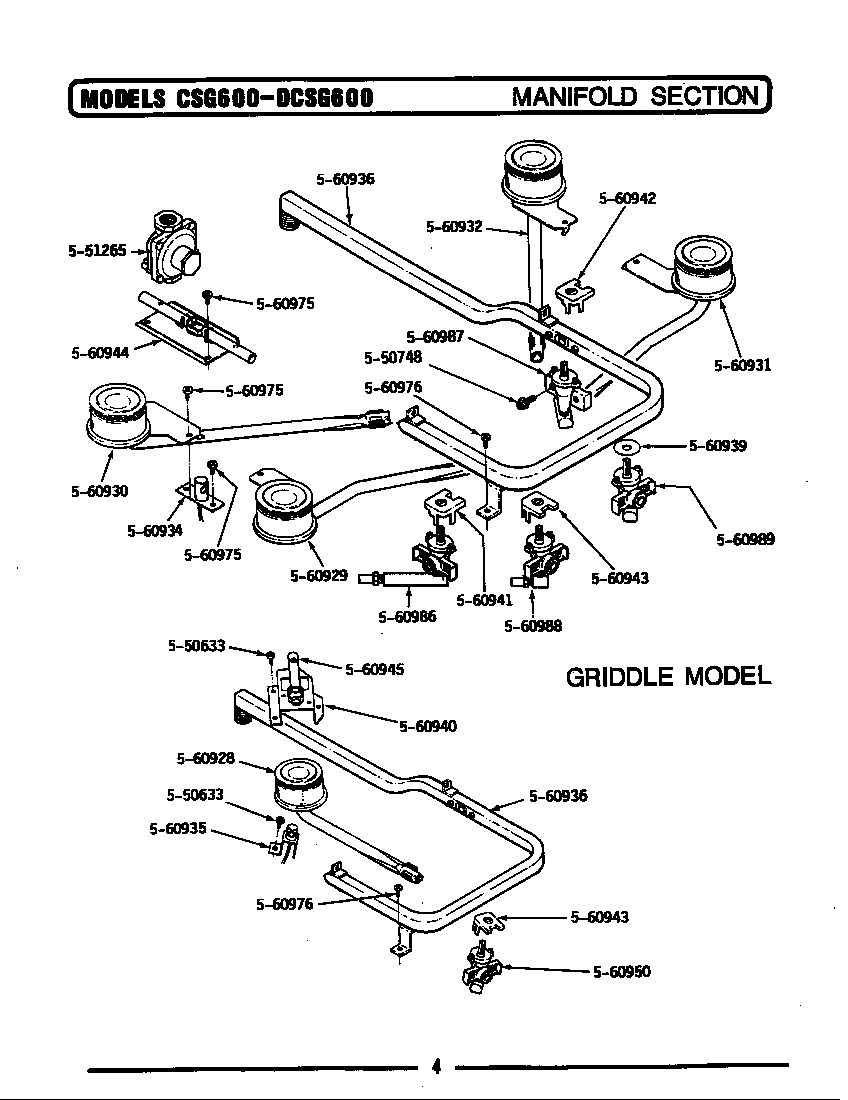 Manifold section