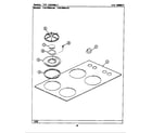 Maytag CSG7000AAB top assembly diagram