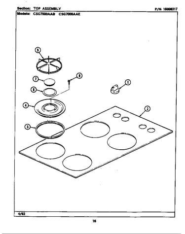 Top assembly