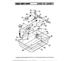 Maytag CSG501 burner box assembly diagram