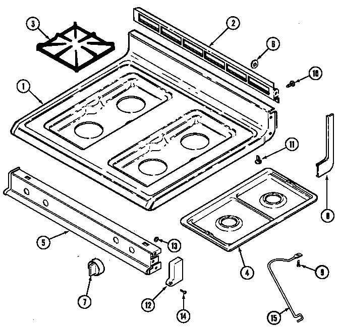 Top assembly