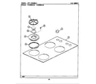 Maytag CSG9000AAB top assembly diagram