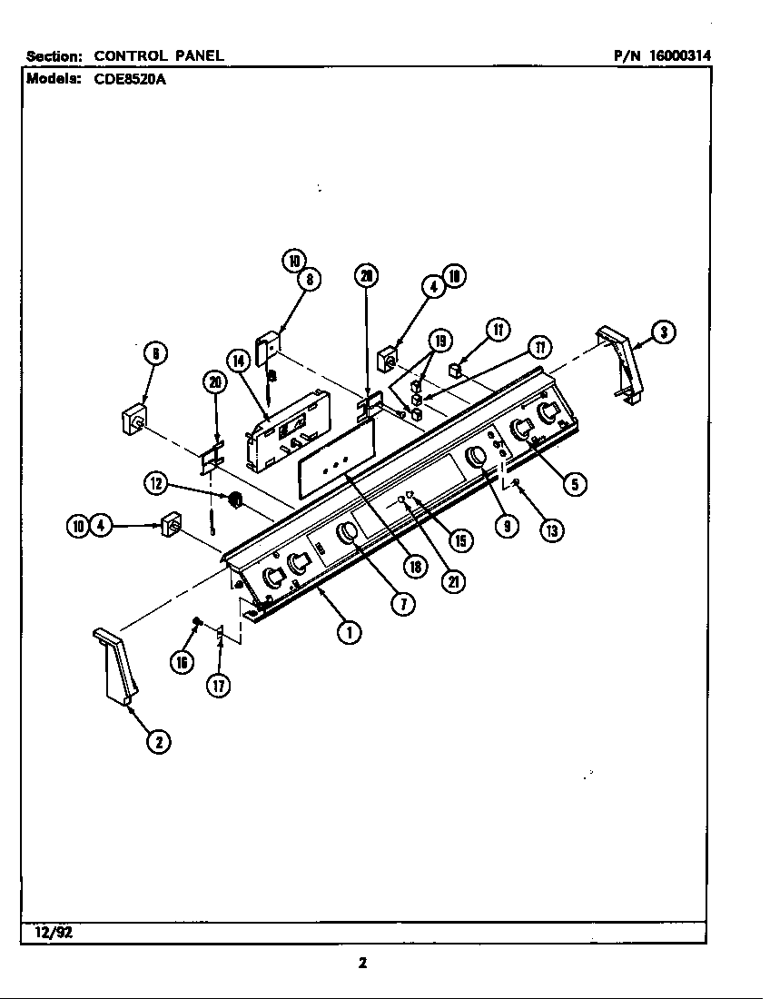Control panel