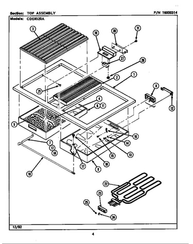 Top assembly