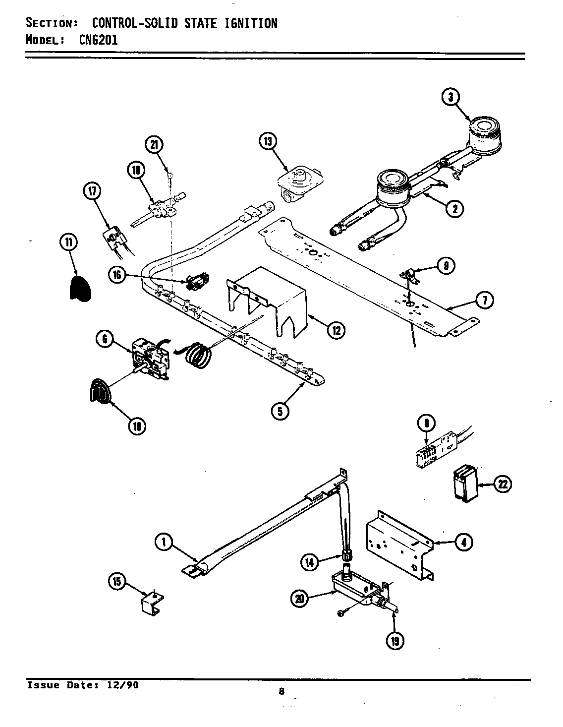 CONTROL (SOLID STATE IGNITION) (CNG201) (LCNG201)