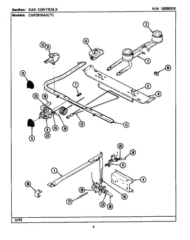 Gas controls (cnp2010ax*) (cnp2010axl) (cnp2010axw)