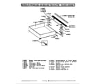 Maytag CRE300B drawer assembly diagram