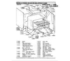 Maytag LCRG300 oven assembly diagram