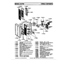 Maytag CLE700 control panel diagram